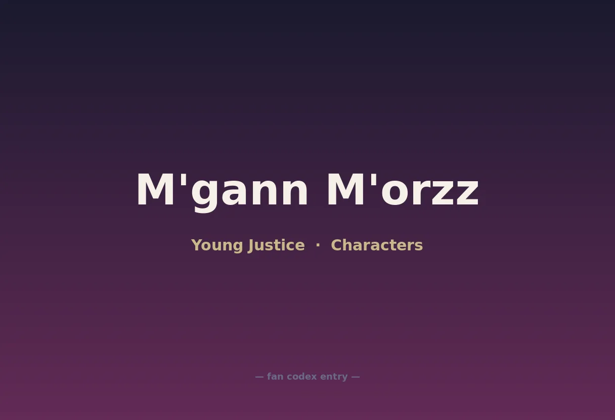 M'gann M'orzz