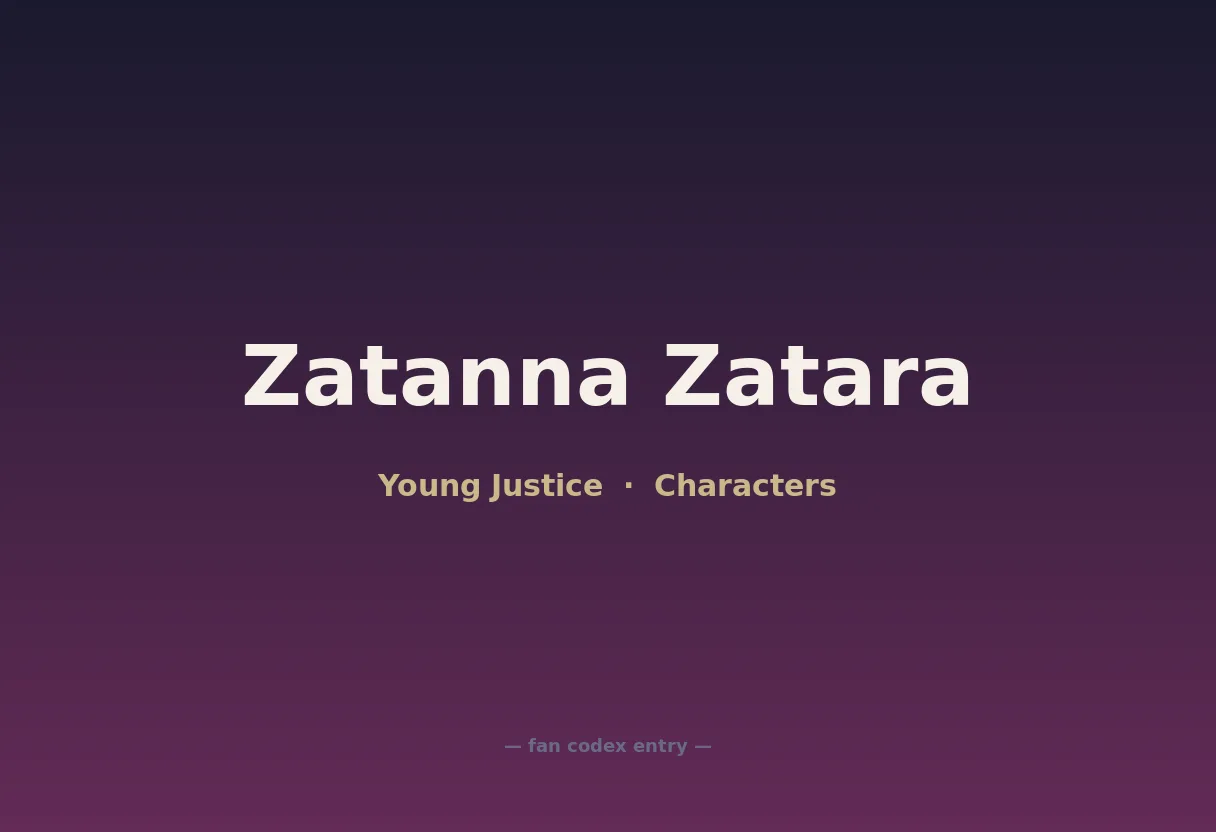 Zatanna Zatara