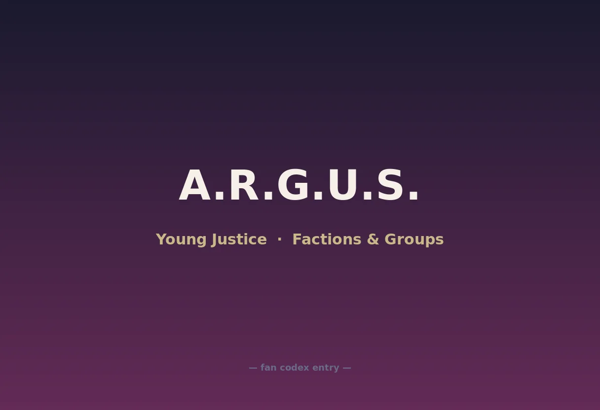 A.R.G.U.S.