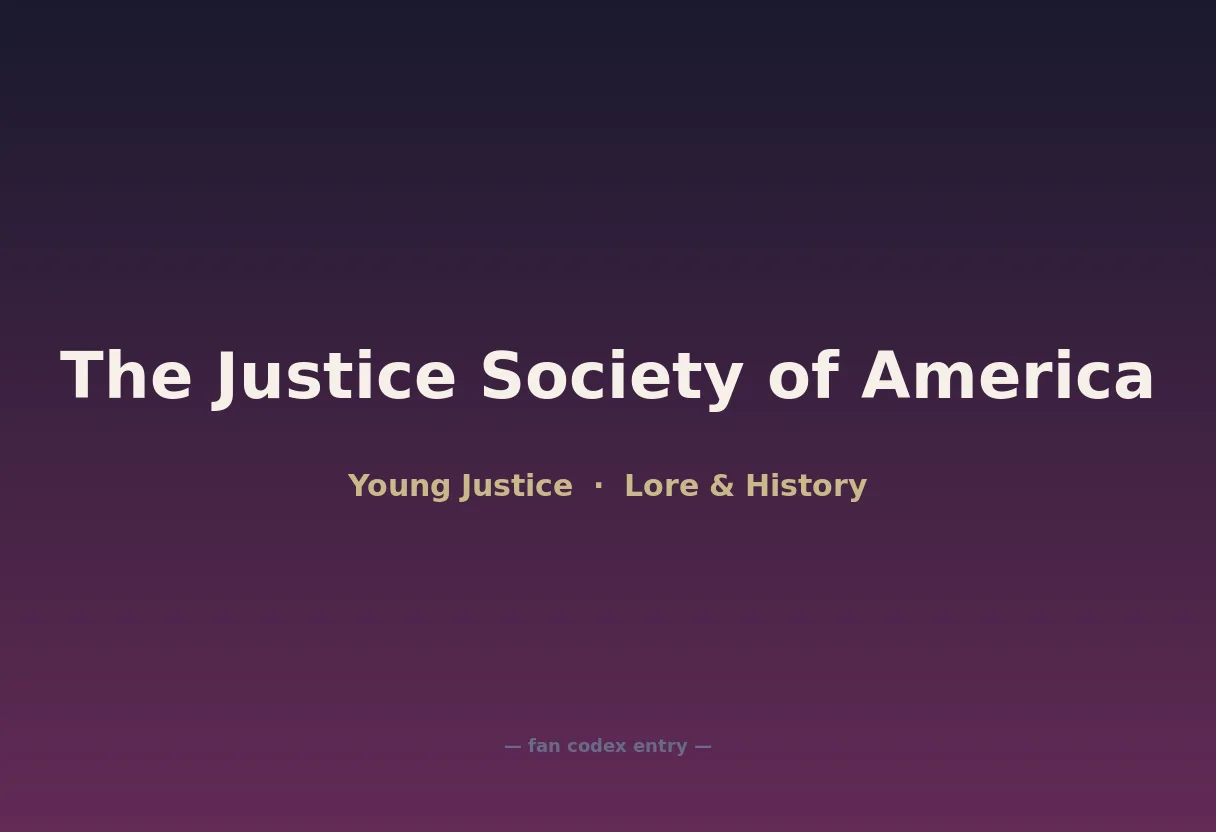 The Justice Society of America